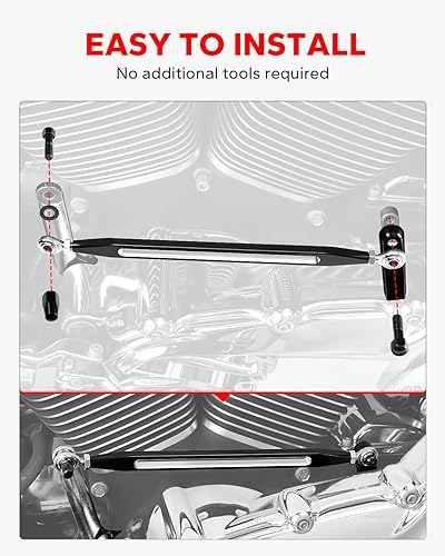 Vista 19 de Amazicha Cambio de palanca de cambios negro compatible con Harley Davidson Electra Glide Street Glide Tour Glides Trikes 1980-2023