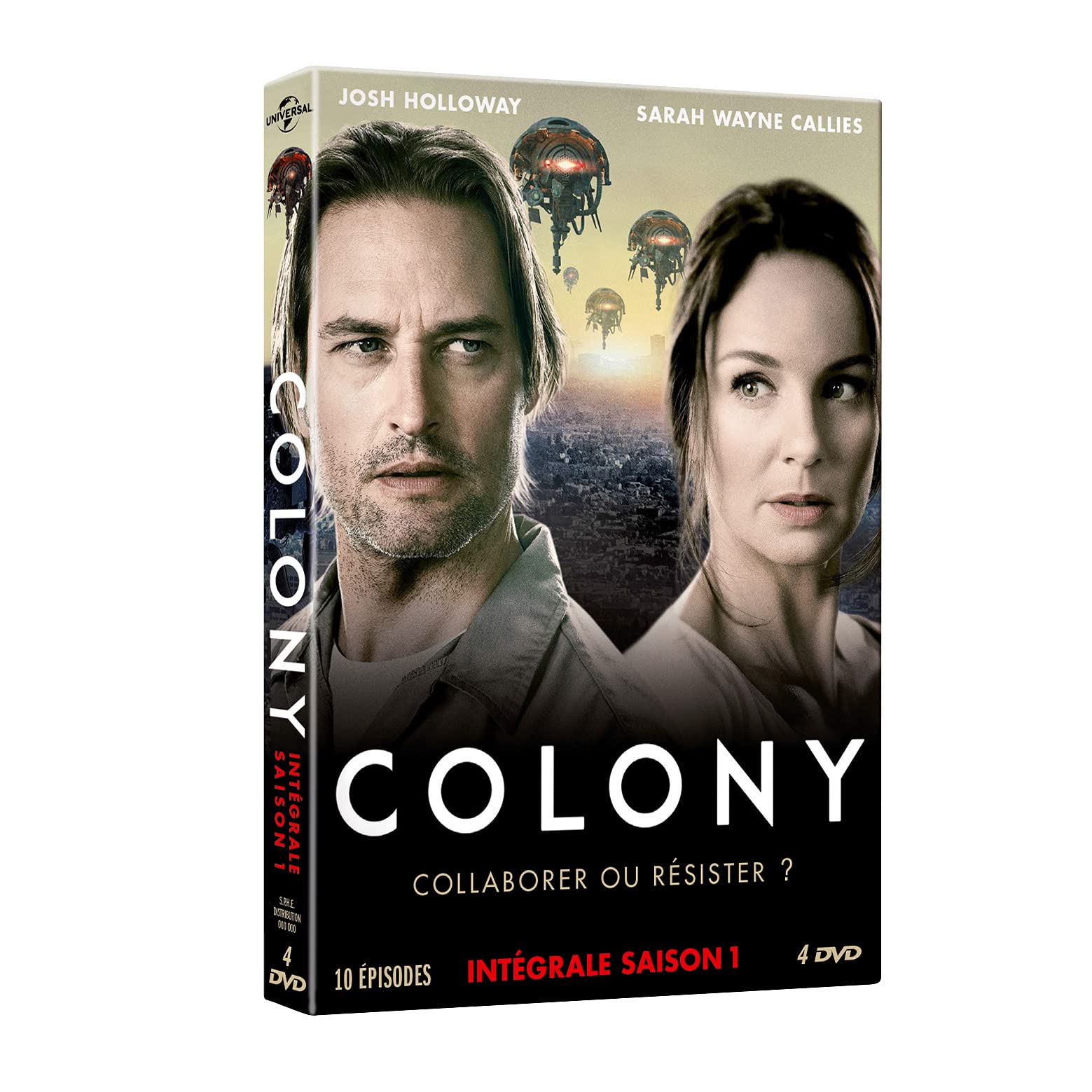 Pack 4 DVD Colony temporada 1 completo para coleccionistas de series de intriga y acción