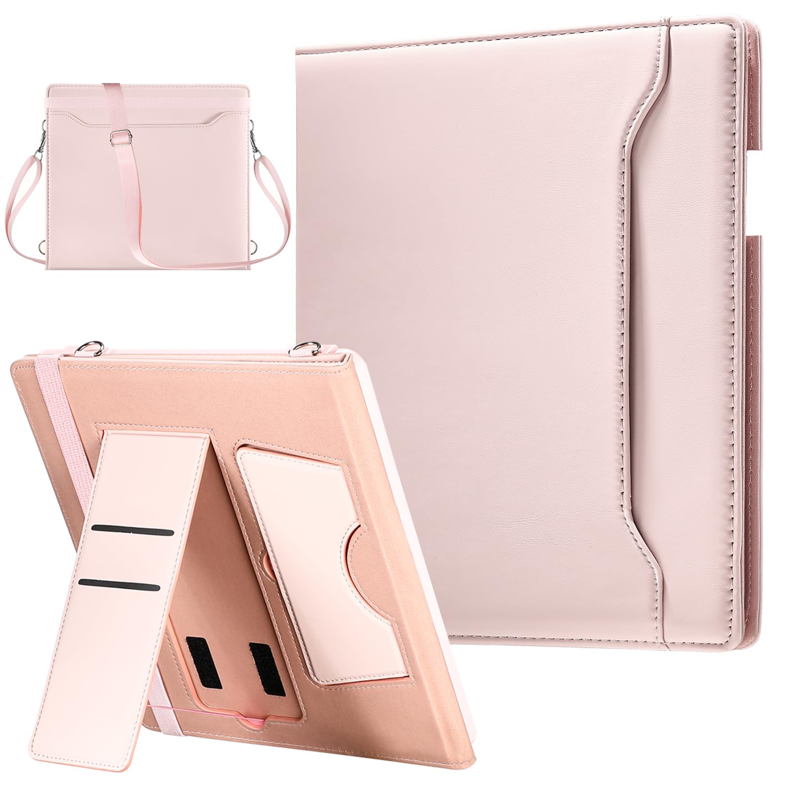 E NET-CASE Étui pour Remarkable Paper Pro 2024 11,8", Étui PU pour cartes et porte-stylo, fonction veille/réveil automatique, pour Remarkable Pro 11,8" (noir ou marron)