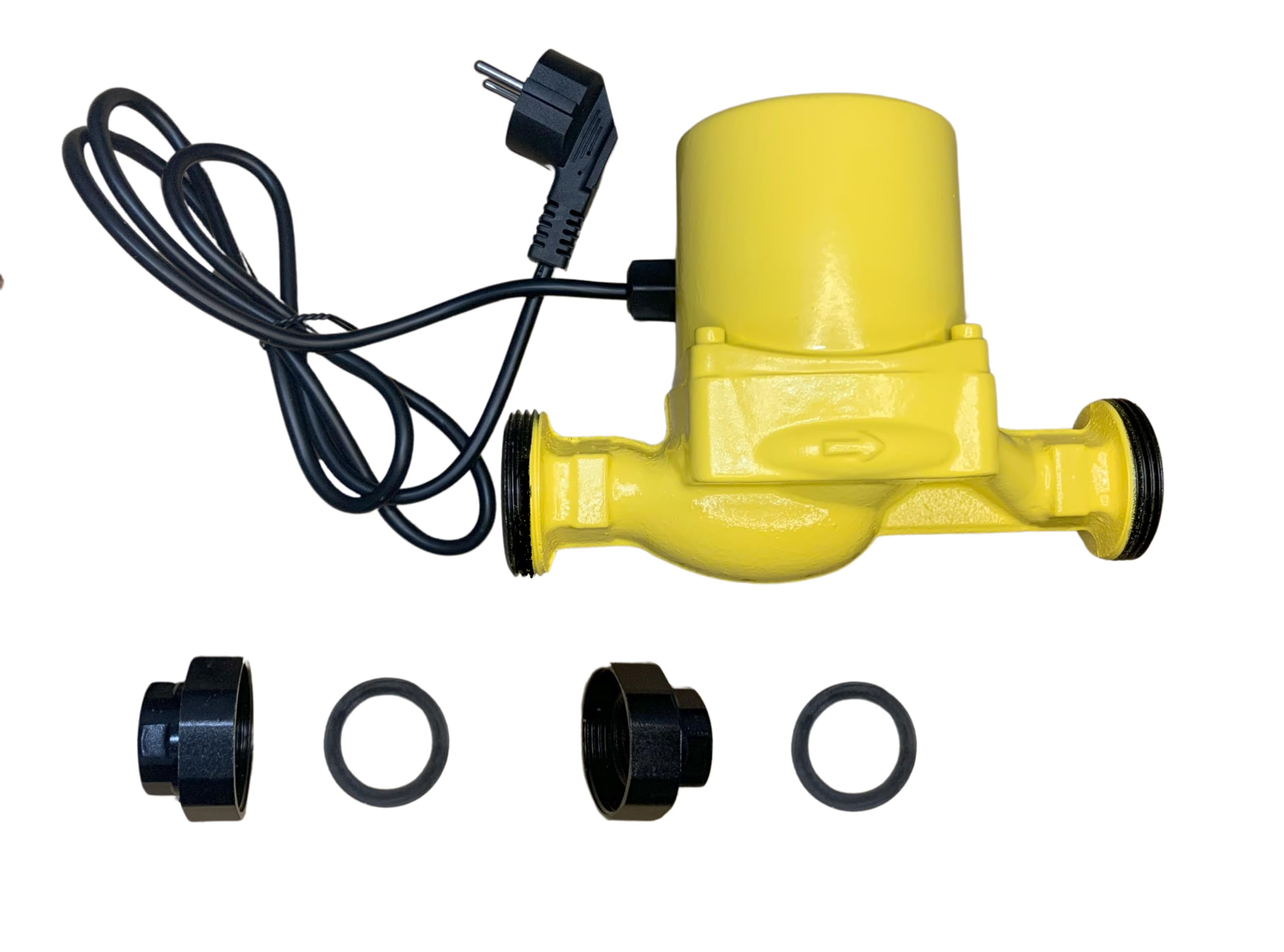 LORAC | Pompe de circulation 220-240 V, 3 niveaux de puissance (46/67/93W), pour chauffage central, piscine, pompe à chaleur, système solaire, débit max 55 l/min, IP44, surpresseur pour eau chaude