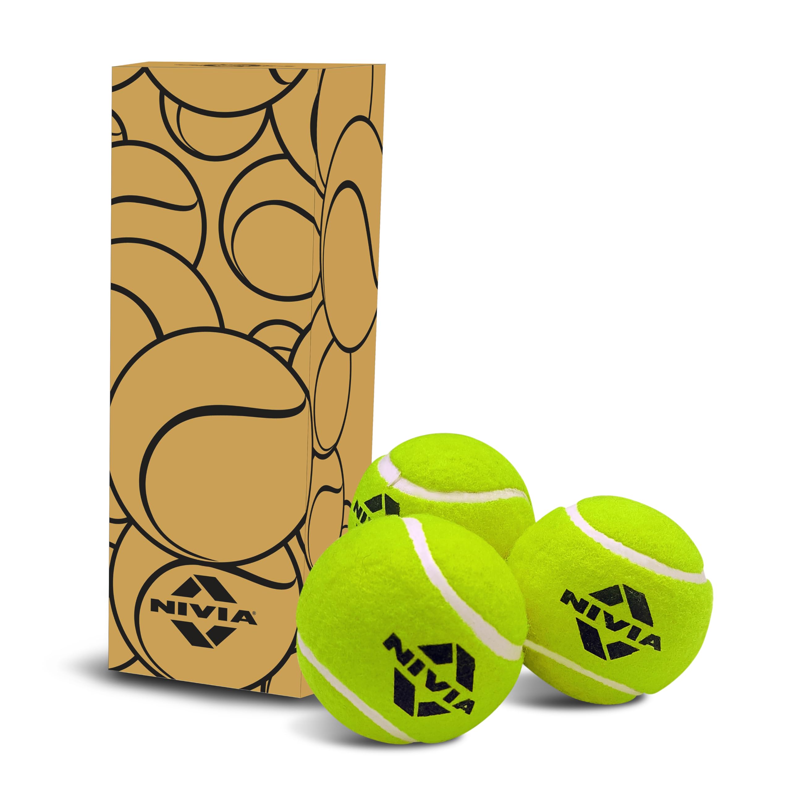 Nivia Heavy Weight Tennis Cricket Ball, Tennis Ball for Cricket, Practice Ball, Street Match Ball, Training Ball for Outdoor & Indoor, Heavy Tennis Balls for Players (Yellow, Pack of 3) (B0DBDC11M1) Amazon Price History, Amazon Price Tracker