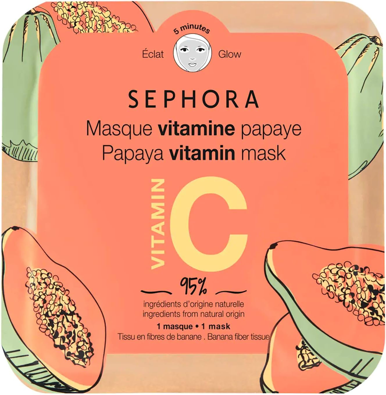 Sephora Collection Papaya and Vitamin C Face Mask
