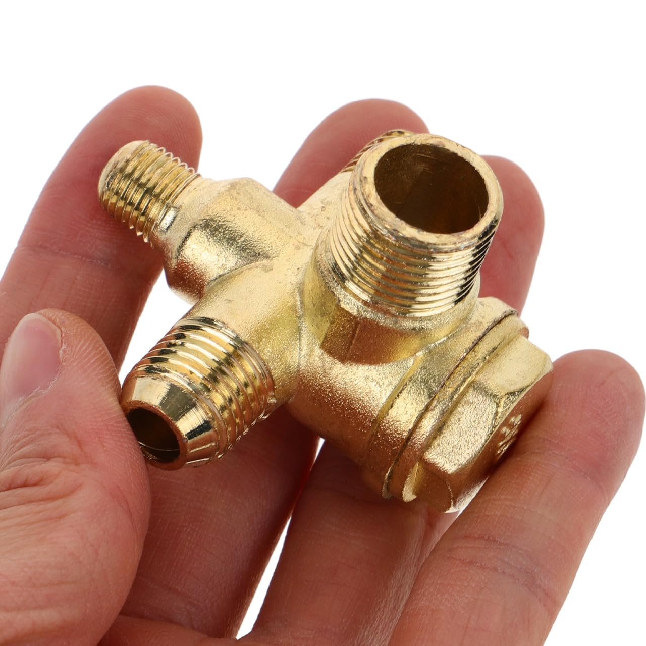 jojofuny 5pezzi Valvola Antiritorno Per Compressore Raccordo Design Rimovibile e Facile Compatibile Pompa Pistone e Serbatoio