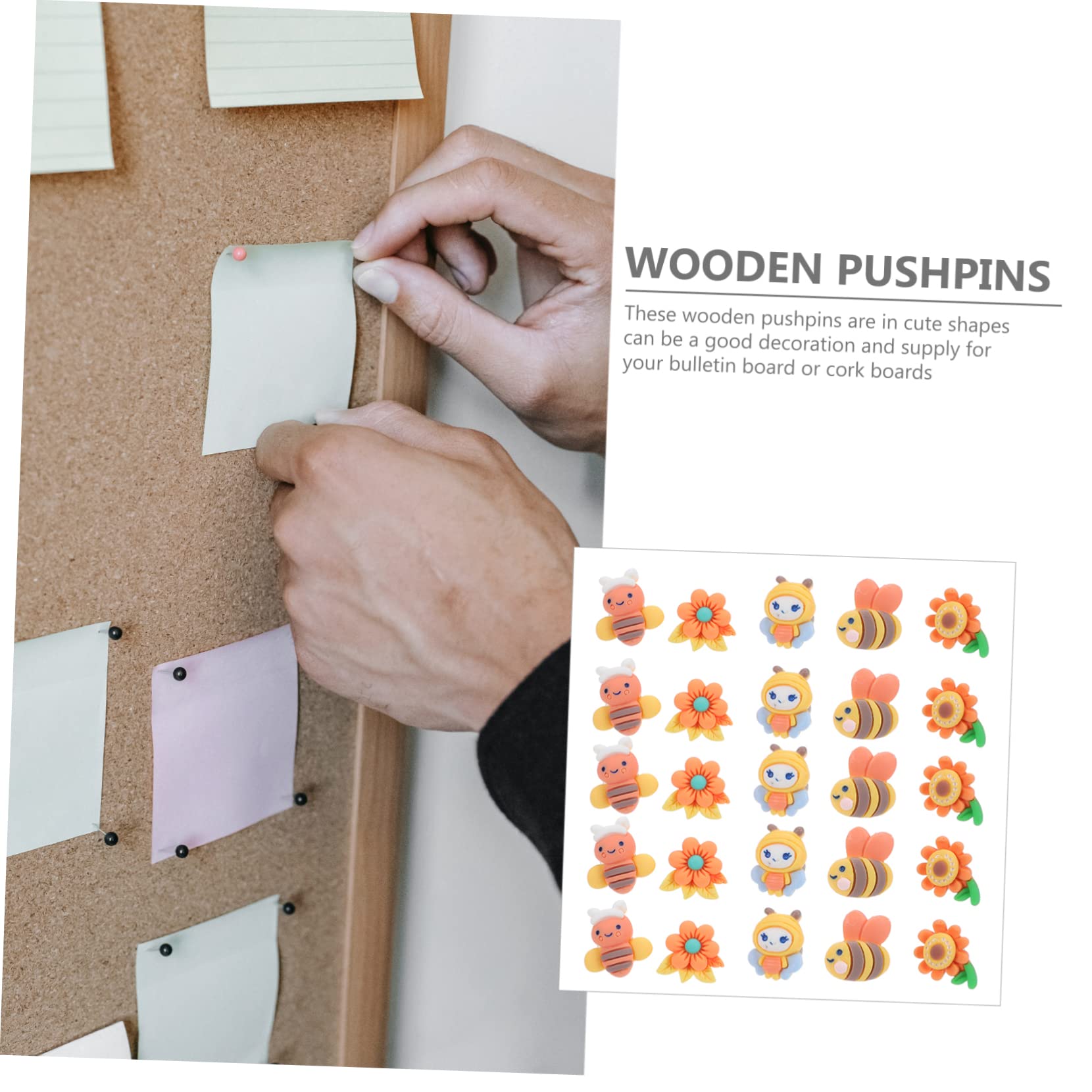 DOITOOL Chinchetas Decorativas De Tablero De Anuncios Push Pins Coloridos Fotos Y Oficina Y Manualidades 30 Piezas X 4