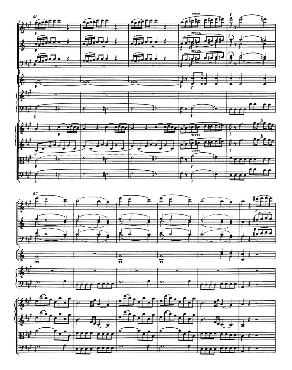 Concerto for Piano No.23 in A major (K.488) (Full Score)