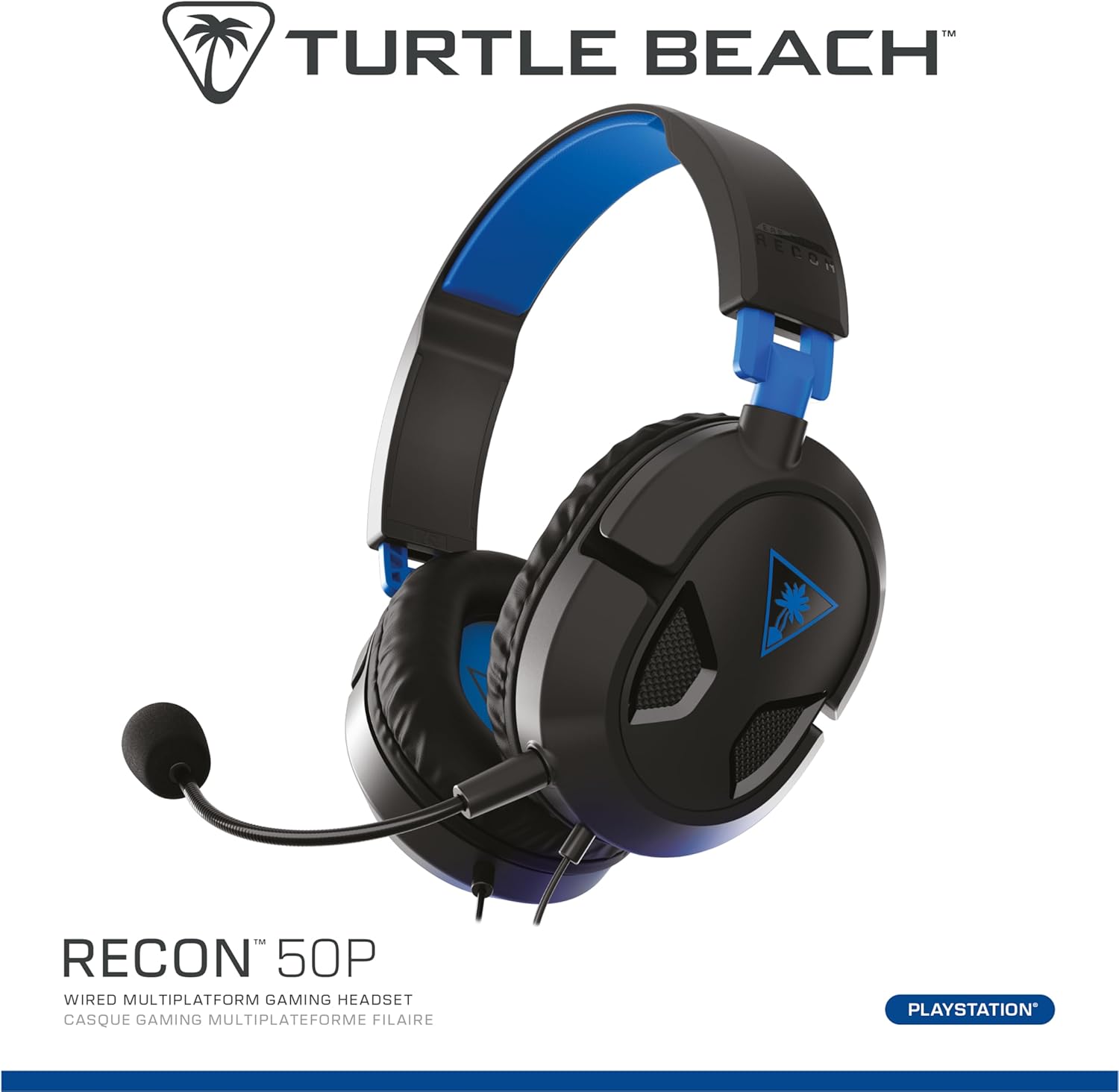 Turtle Beach Recon 50P Stereo Gaming Headset PS4, PS4 Pro, Xbox One and Xbox One S (Renewed)