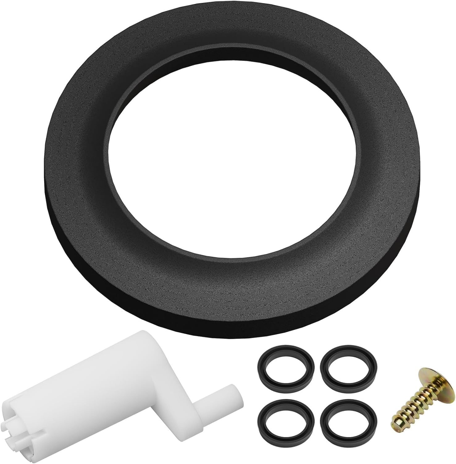 42049 RV Toilet Water Valve Kit for Thetford Aqua-Magic Style II - Complete Replacement Set with Reinforced Flange Seal to Stop Leaks - Fits Permanent Toilets (2008-2025)