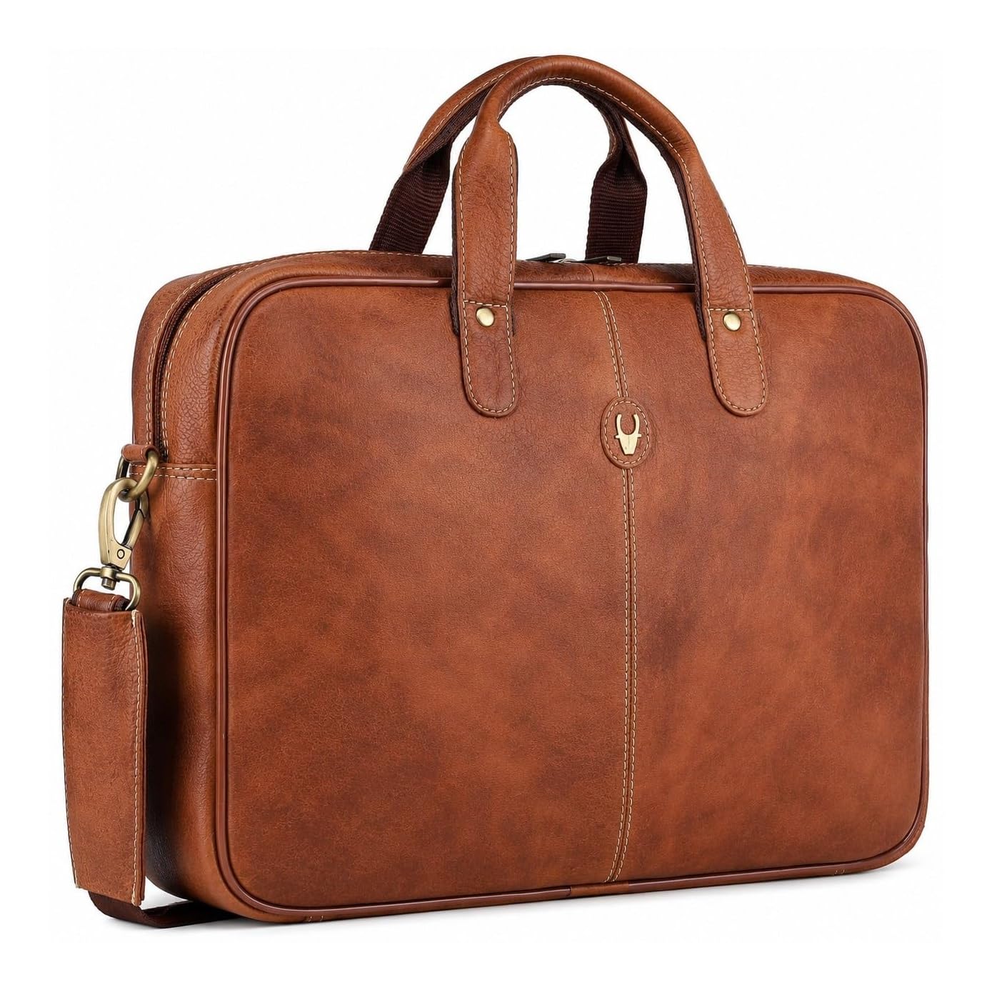 wildhorn Leather Laptop Messenger Bag for Laptop/MacBook up to 15 inch| Padded Laptop Compartment |Office Bag I 365 Days Warranty-picture-46