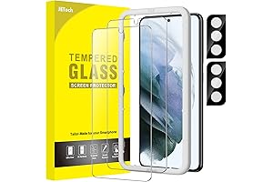 Premium Screen Protector for Samsung Galaxy S21 Plus 6.7-Inch: Enhanced Protection with Camera Lens Guard
