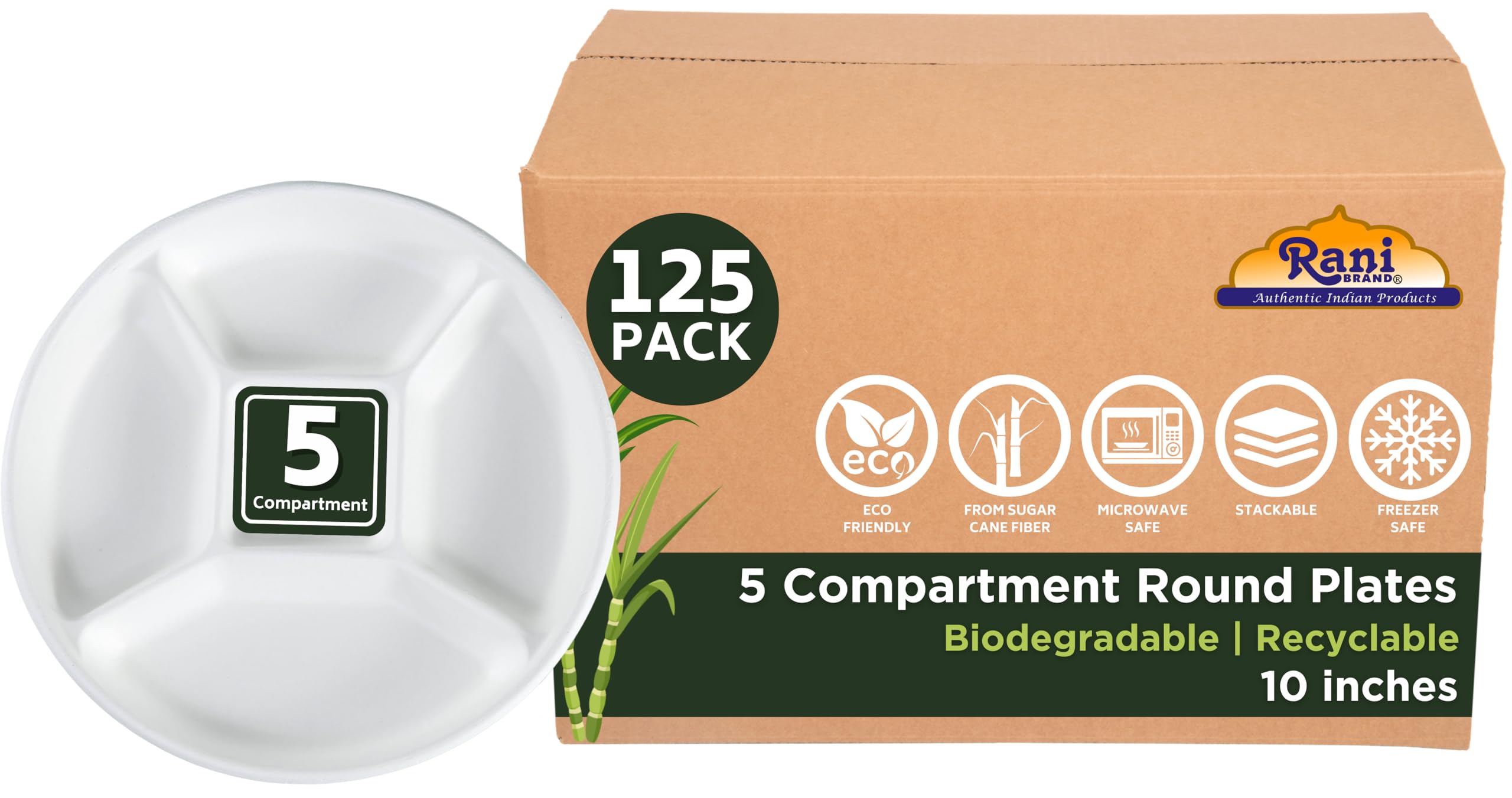 Rani Brand Authentic Indian Products Plates