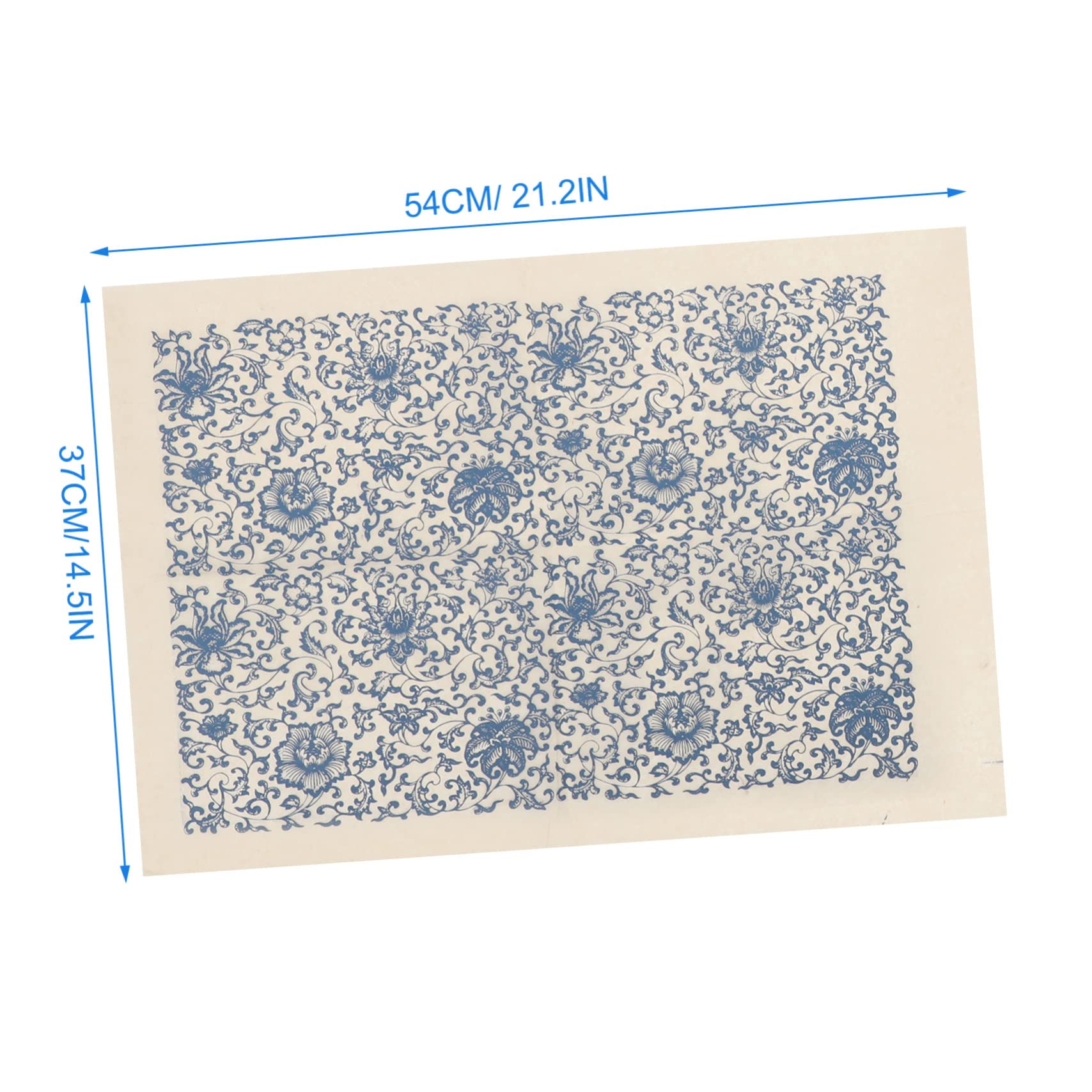 STOBOK 12feuilles Papier De Transfert Chinoise pour Décalcomanie Artisanale Papier De Décoration Résistant Aux Hautes Températures pour
