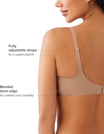 Wacoal Women's Confidence Boost Unlined Mid Coverage Underwire Bra, 855380