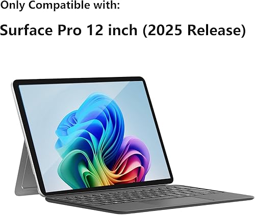 Vista 56 de Paquete de 2 protectores de pantalla de vidrio templado Megoo para Microsoft Surface Pro 9 2022/Surface Pro 8/Surface Pro X 13 pulgadas, fácil