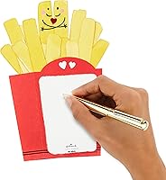 Vista 5 de Hallmark Tarjeta desplegable de amor (I Only Have Fries for You) Tarjeta 3D de papel para aniversario, cumpleaños romántico, día más dulce