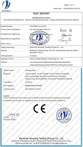 Miniatura 6 de CRAYZA Cuerda de poliéster doble trenzada (12 pulgada x 100 pies), cuerda de aparejo de arborista fuerte, 48 hebras para trabajo en árboles,
