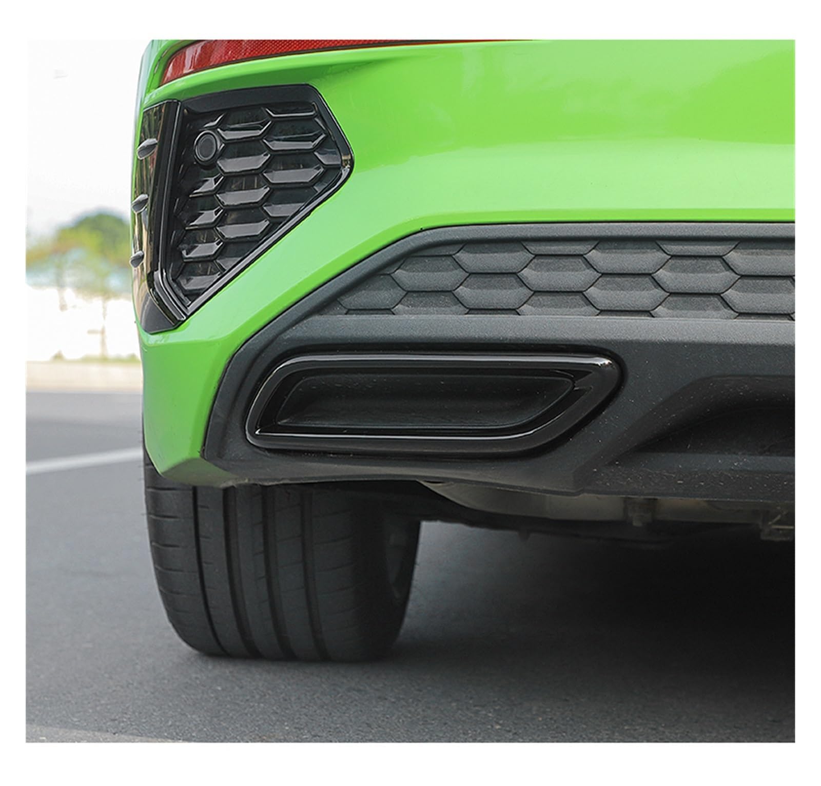 Terminali Scarico Auto per Audi A3 8Y 2021 2022,Auto Coda Silenziatore Tubo di Scarico Copertura di Uscita Trim Accessori Esterni