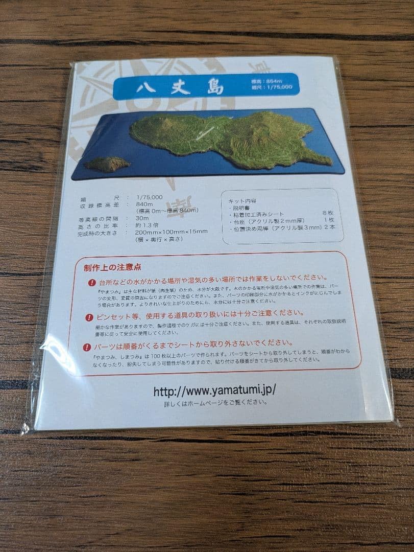 八丈島 しまつみ やまつみ 1:75000