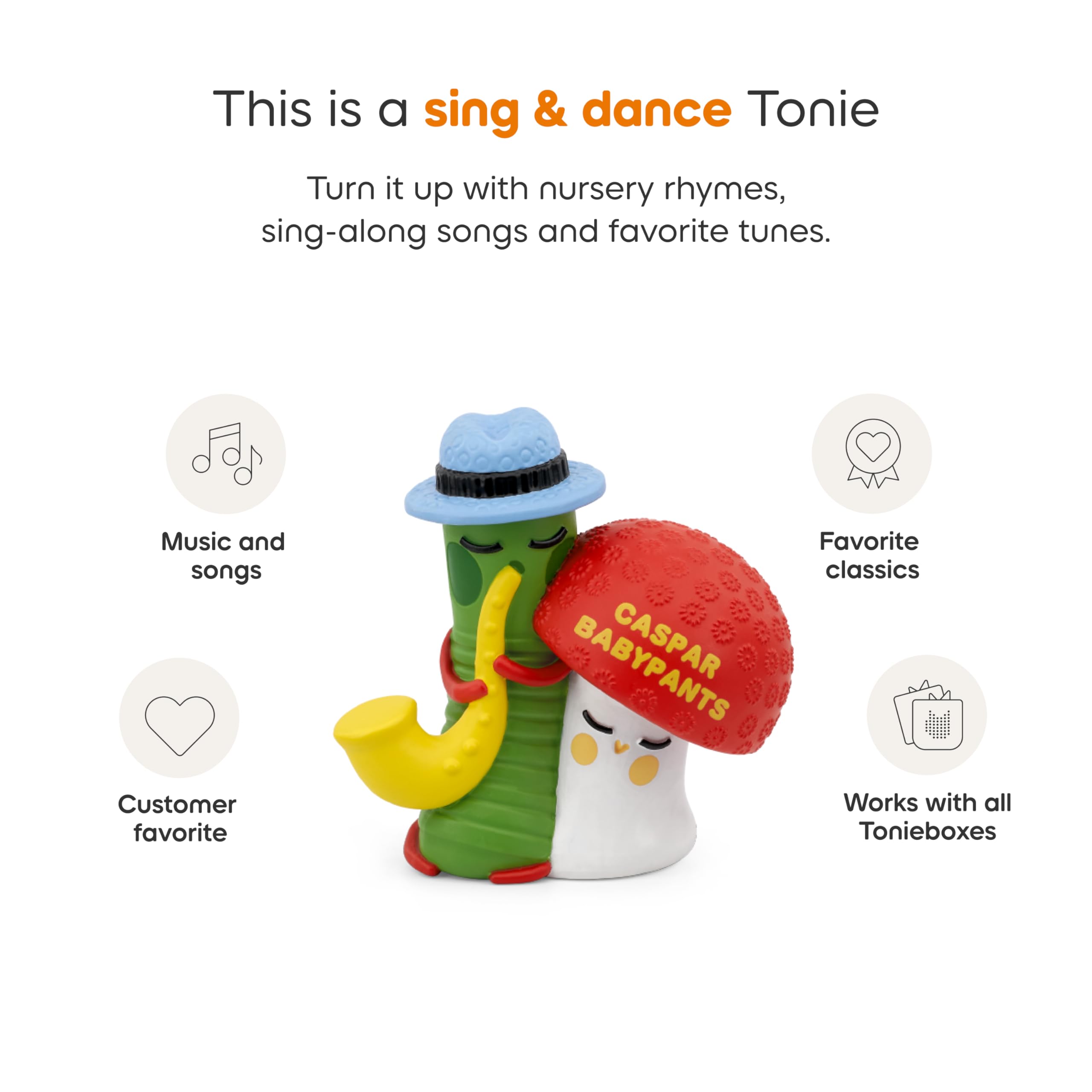 Amazon.com: Tonies Casper Babypants Audio Toy Figurine : Toys & Games