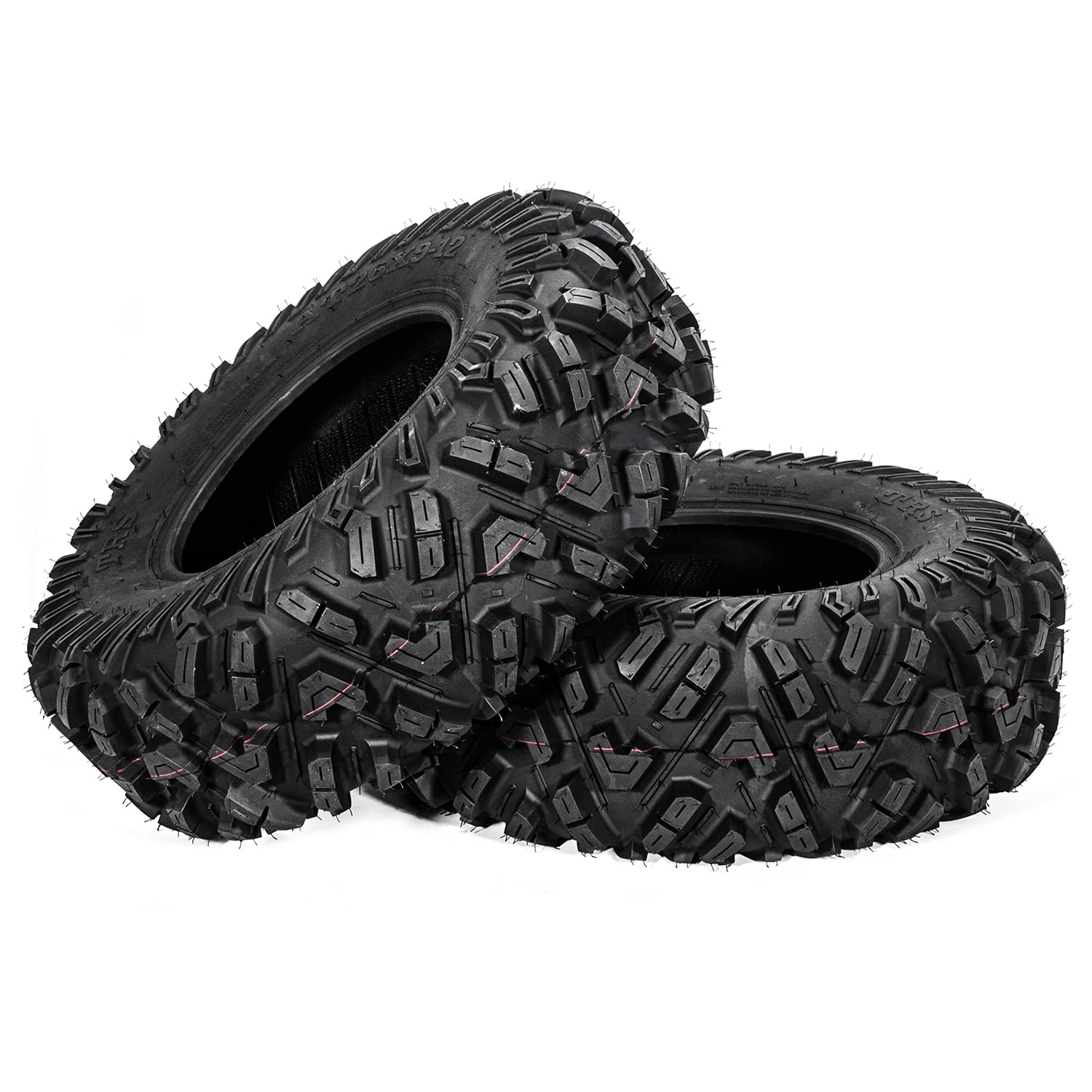 FORERUNNER 26x9-12 ATV Tires, All Terrain TRS (Pack of 2, Tubeless)