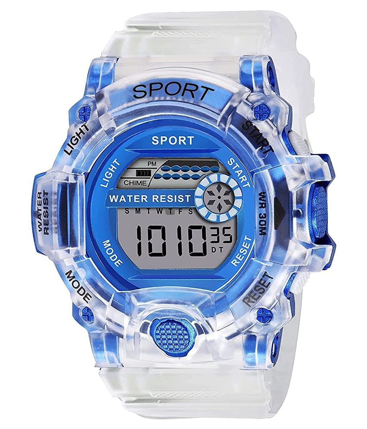 ADAMO Sports Blue Dial Mens Digital Watch - 340WWI05 (B09VBHF84R) Amazon Price History, Amazon Price Tracker