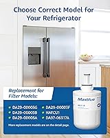 Vista 2 de Maxblue DA29-00003G Filtro de agua para refrigerador, repuesto para Samsung® DA29-00003G, DA29-00003B, Aqua-Pure Plus, RFG237AARS, DA29-00003F