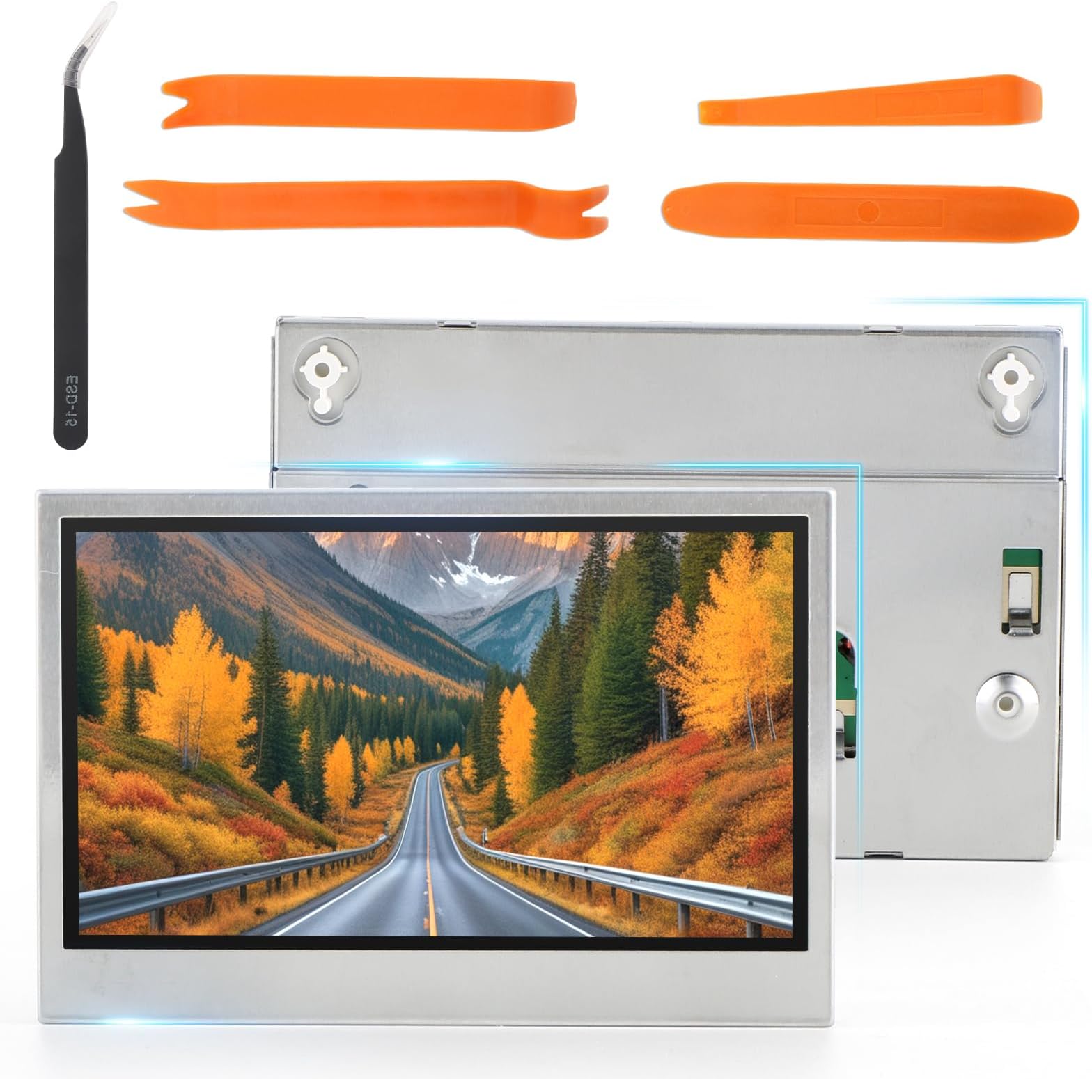 4.2 Inches LCD Display Color for 2014-2016 Ford Escape 2013-2016 Ford Focus Display Replacement 150 MPH Speedometer Instrument Fit LQ042T5DZ11, LQ042T5DZ13A with Repair Tools