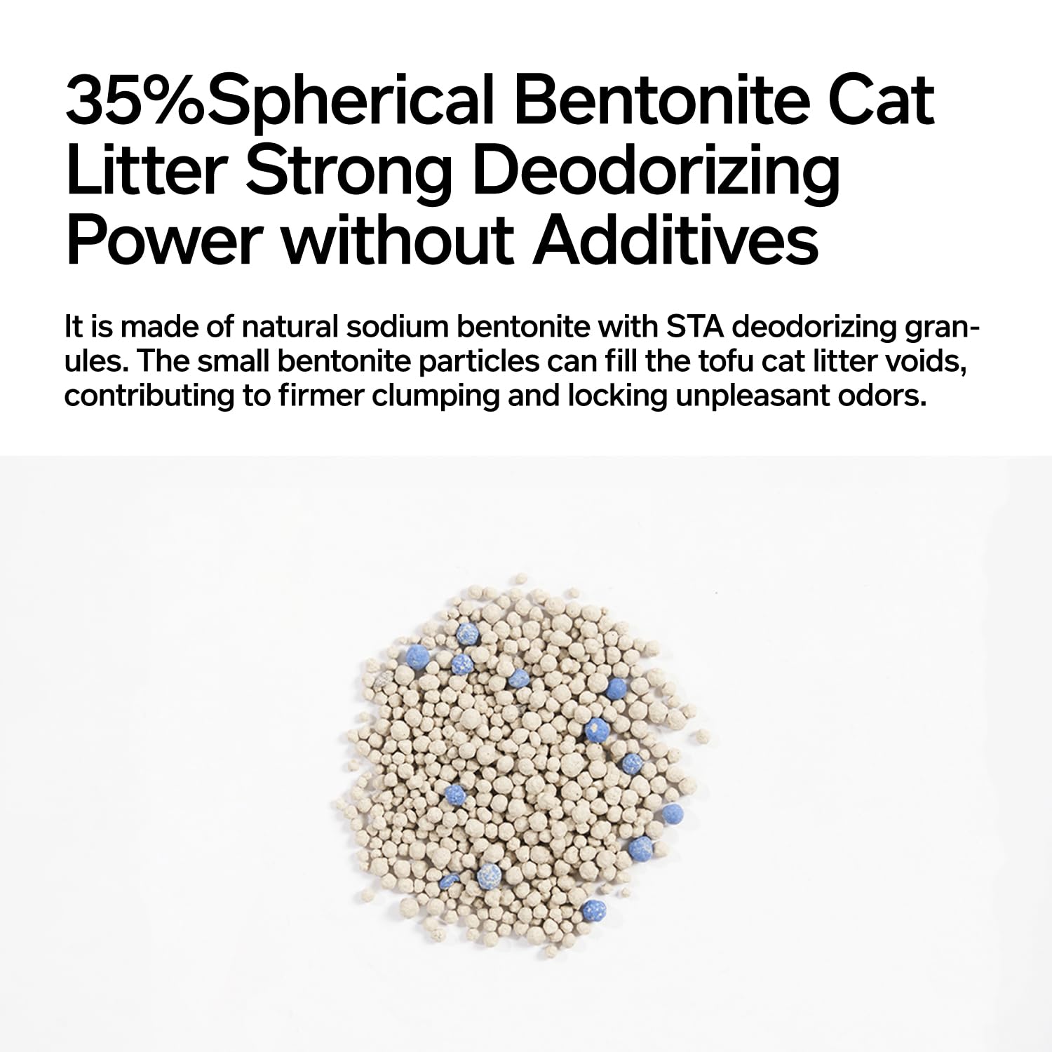 pidan Litiere Chat 3-en-1 Tofu Bentonite Charbon, Seau 5,2 kg