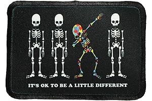 Autism Awareness Embroidered Iron-On Patch Bundle