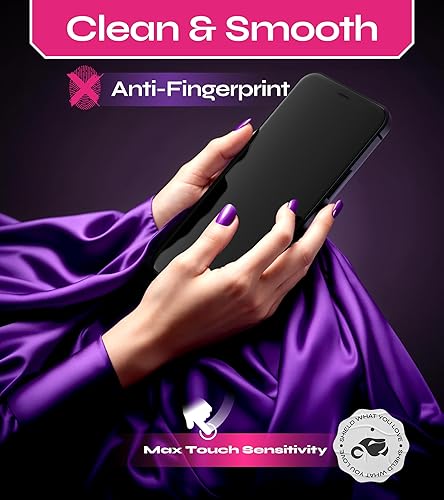 Miniatura 7 de Defenslim Protector de pantalla para iPhone 12 Pro Max (paquete de 2), kit de instalación de fácil alineación automática, vidrio templado de 6.7