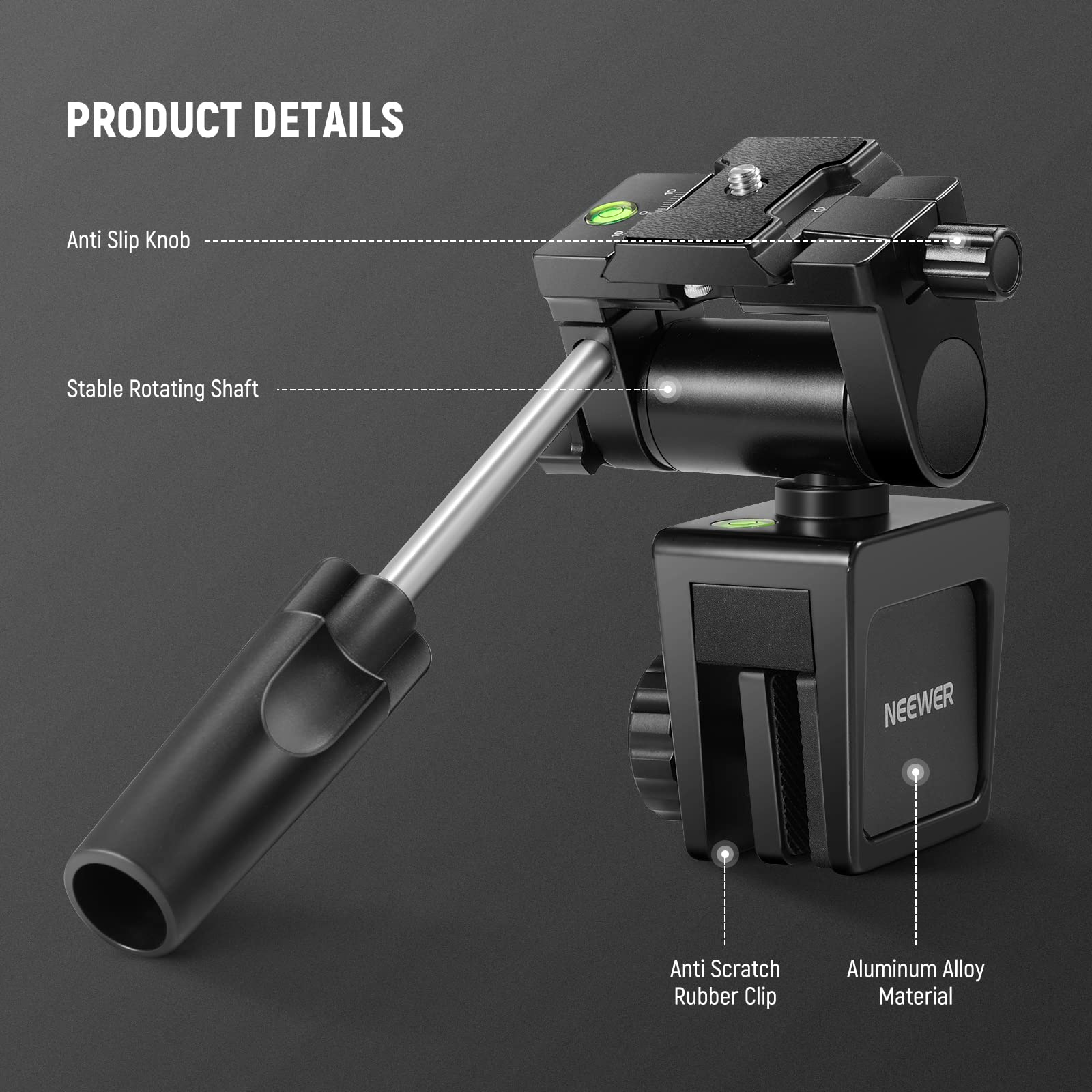 NEEWER Supporto per Finestrino Auto con Maniglia per Spotting Scope, Resistente per DSLR Telescopi, Rotazione a 360° Inclinazione a 120° per Osservazione di Fauna Selvaltica, Bird Watching, Scoutismo