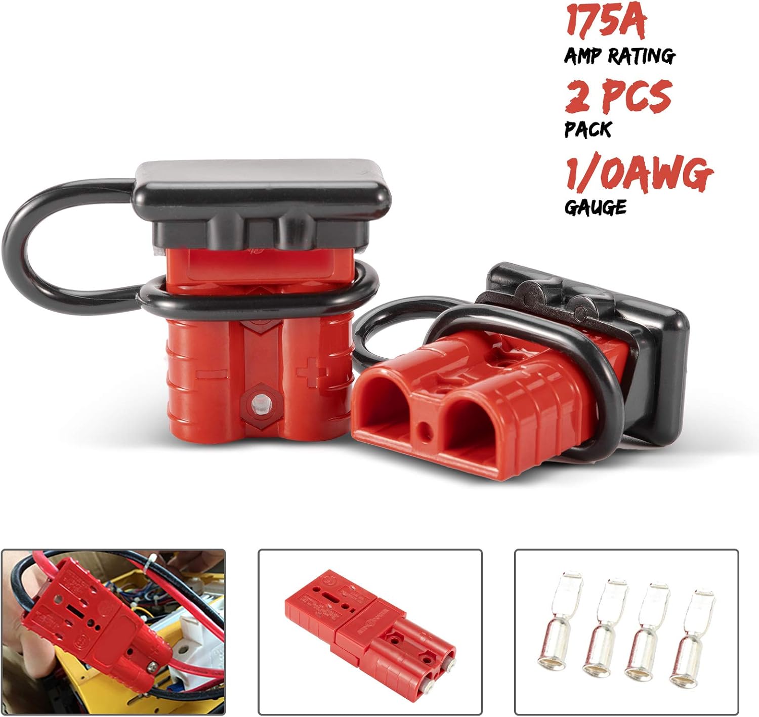 Quick Connect Systems Towing Products & Winches Ruikarhop 175A 600V Red