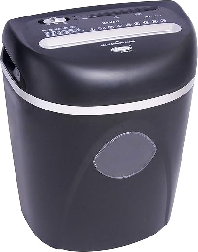 Bambalio 14 Sheets Cross Cut Credit Card/CD/DVD/Paper Shredder 1 Year Warranty (Low Noise) BCC-4000