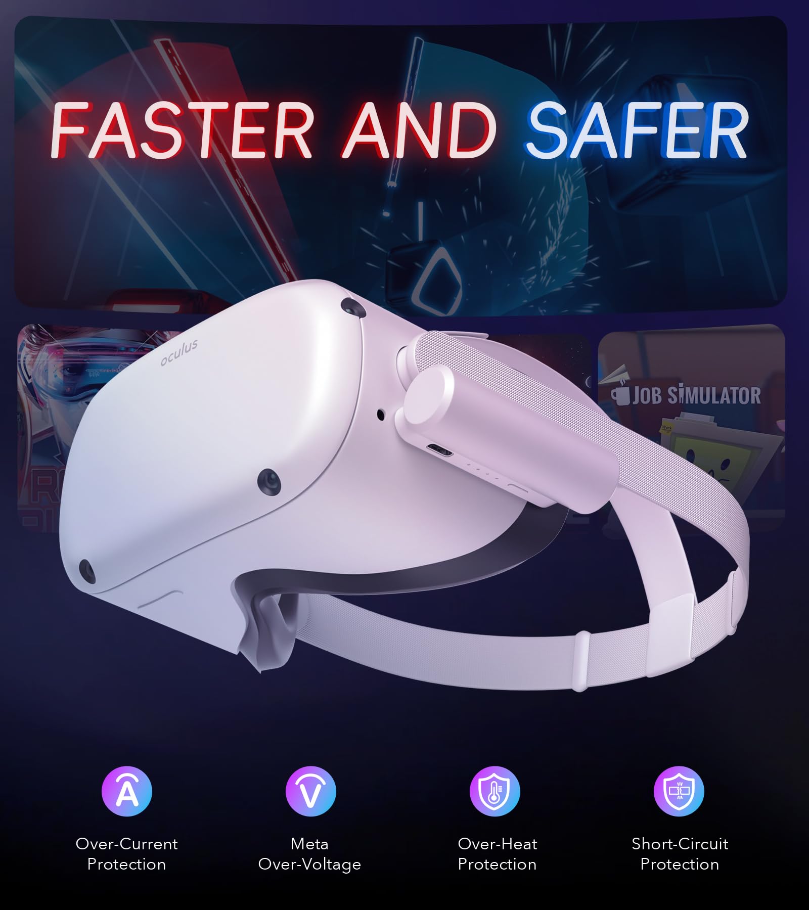  Quest バッテリー付タイプ 新品未開封 Amazon.co.jp: Kinwin 20000mWh拡張バッテリー Meta Quest 2用