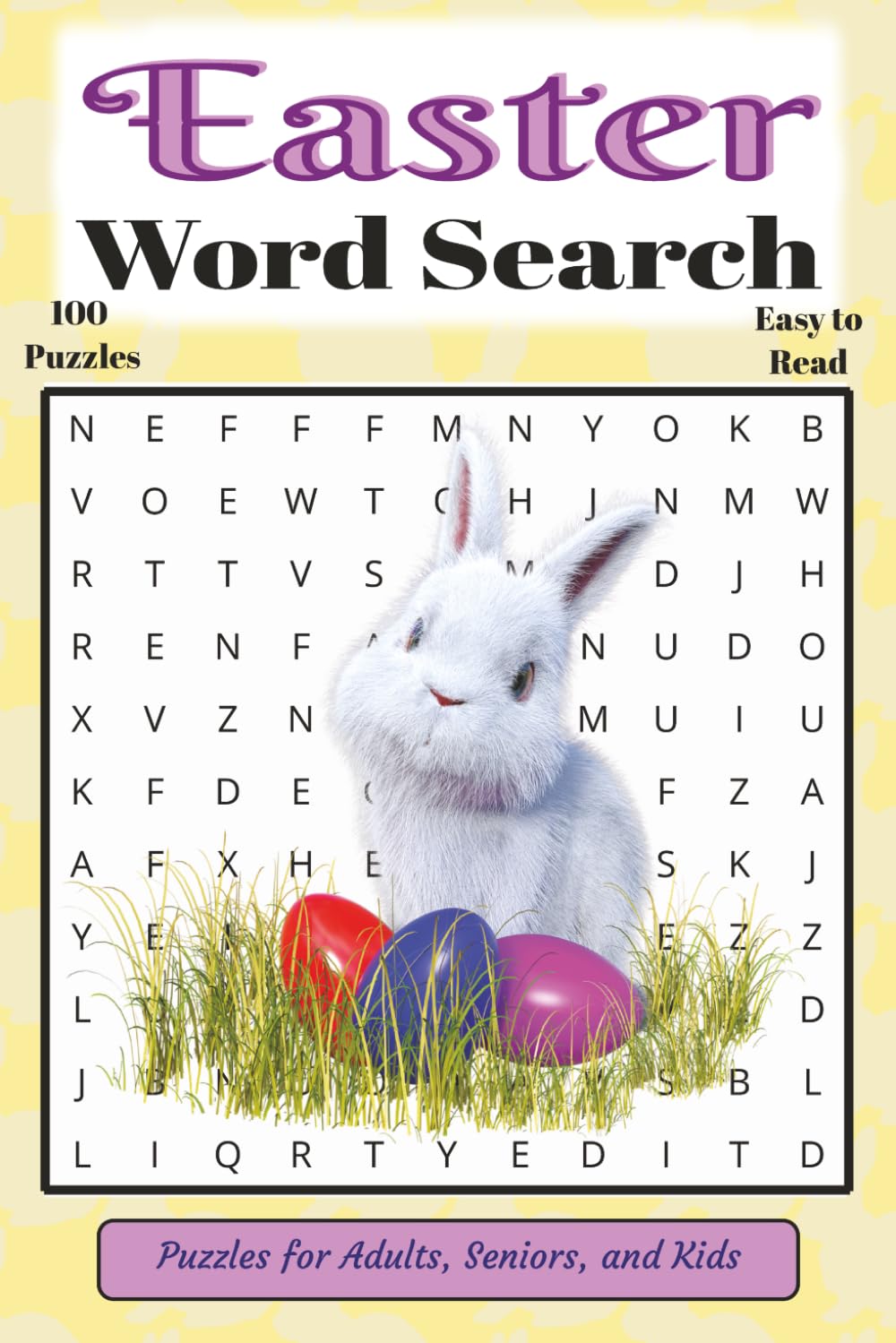 Easter Word Search Book: Fun & Relaxing Springtime Puzzles for Kids, Teens, Adults & Seniors