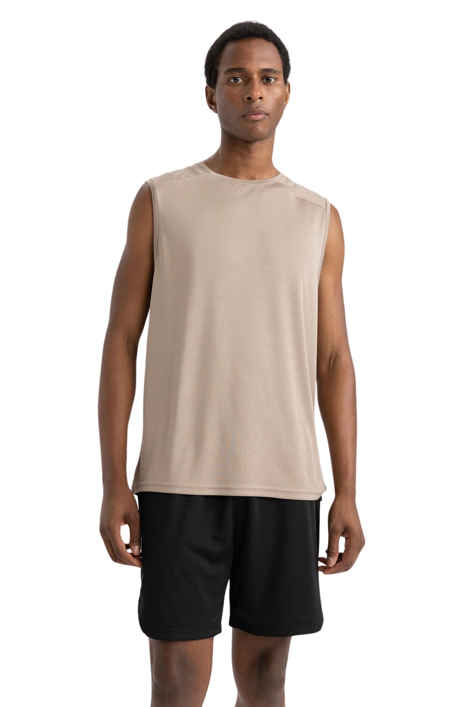Regular Fit Bisiklet Yaka Sporcu Atlet