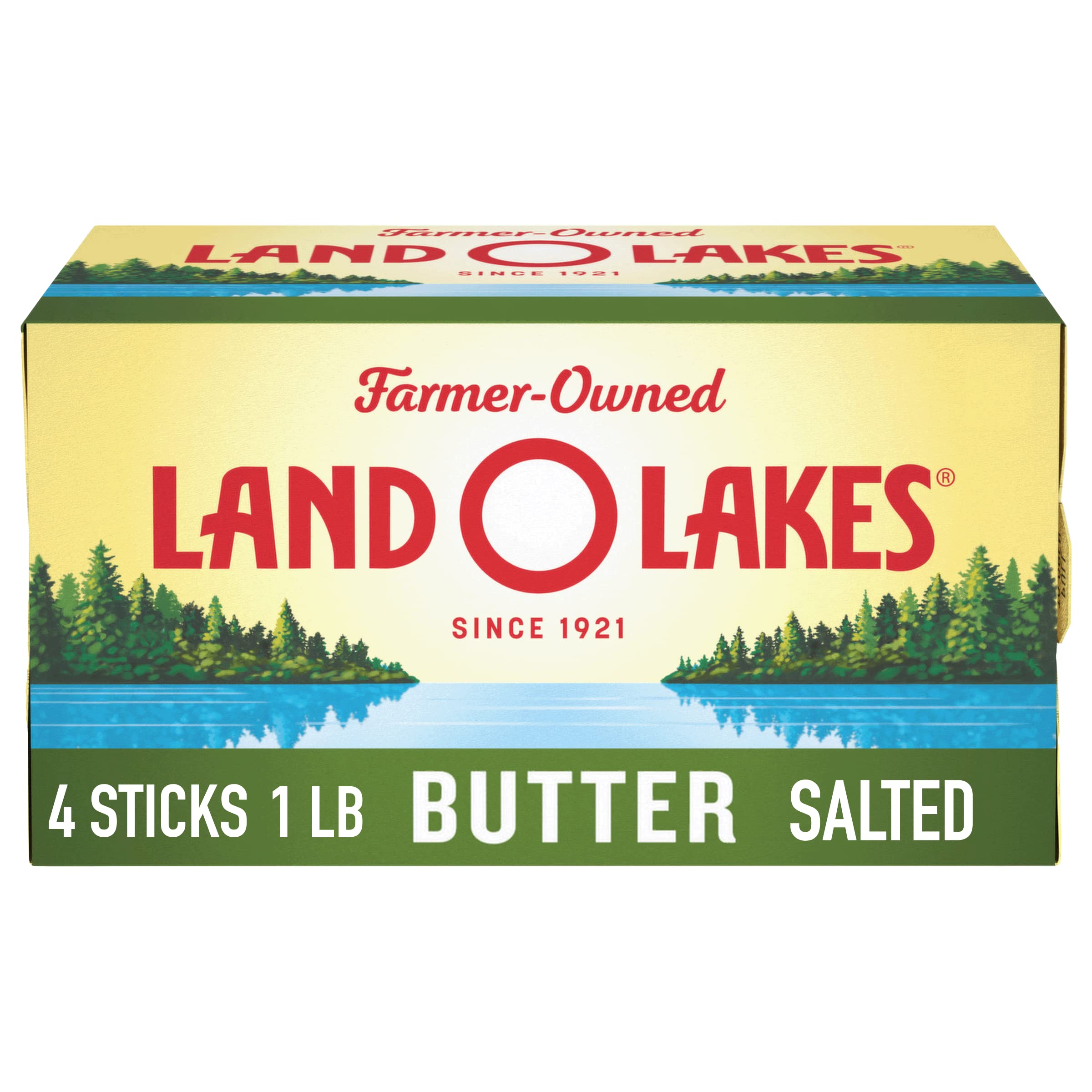 Land O Lakes Salted Butter Made with Sweet Cream and Salt 4 sticks 1 lb pack