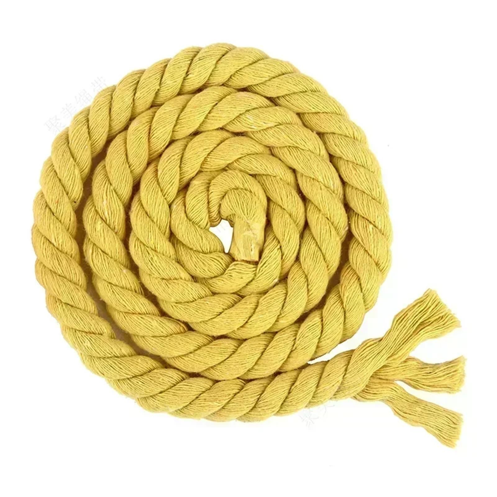 Twisted Cotton Cord 2/5/10M 8mm 3 Shares Twisted Cotton Cords Shoulder Bag Strap Waistband Cord Knapsack Gift Box Braided(Color 15,8mm-2Meters)