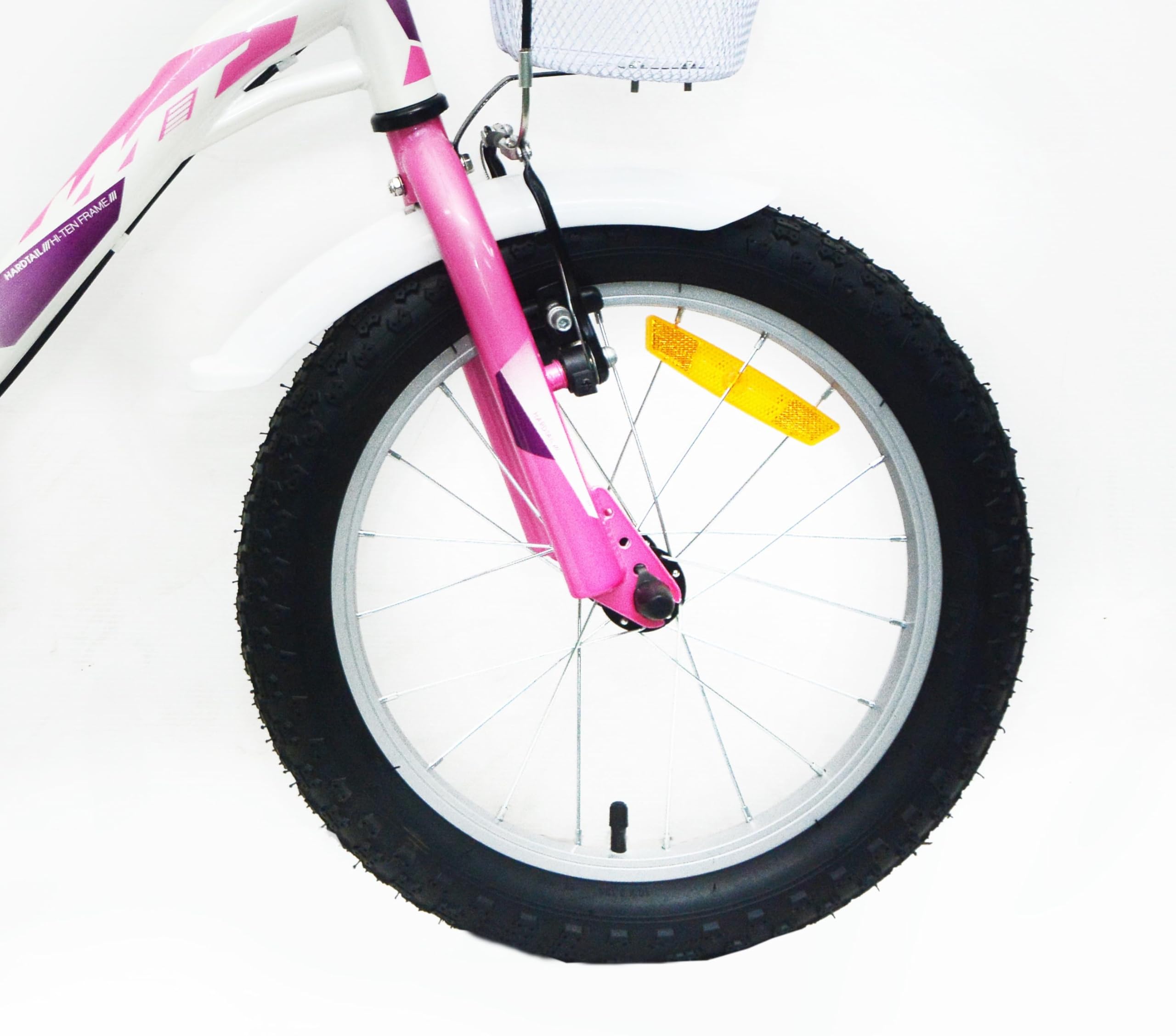 Bicicleta 18 Pulgadas niña | Bicicleta niña 6-8 años + Frenos V-Break + Estabilizadores + Cuadro Acero | Segura y Resistente
