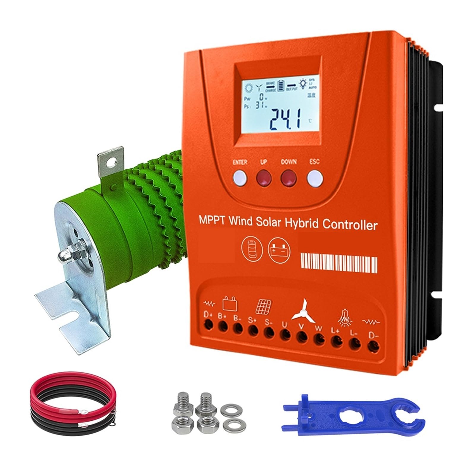 Controlador híbrido solar y eólico de 1500W que soluciona los cortes de luz en sistemas aislados