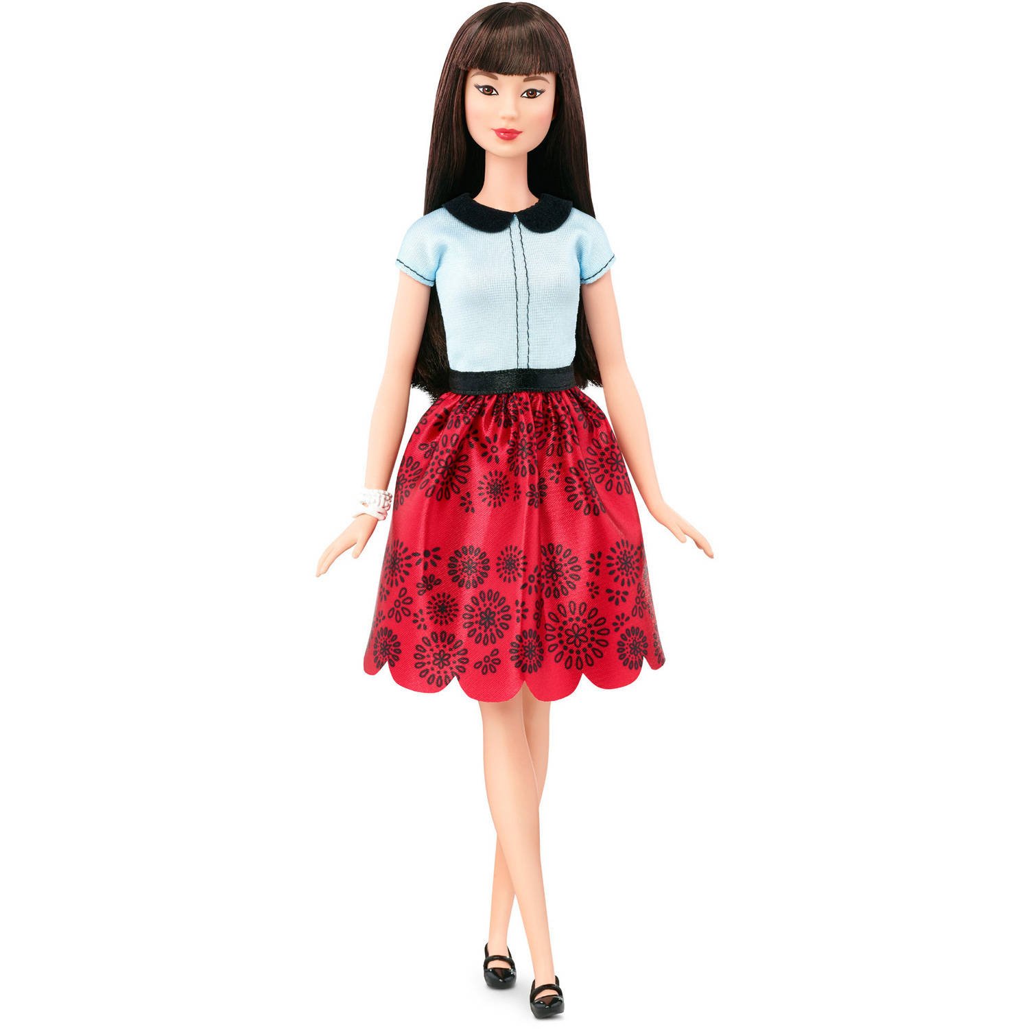 Barbie Fashionistas Doll 19 Ruby Red Floral - Original