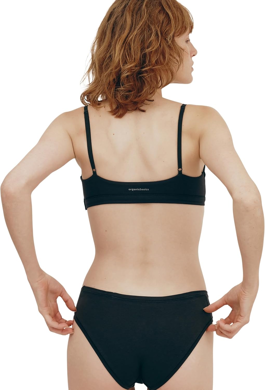 Organic Basics Women's Flex Scoop-Neck Cotton Bralette - Image 2
