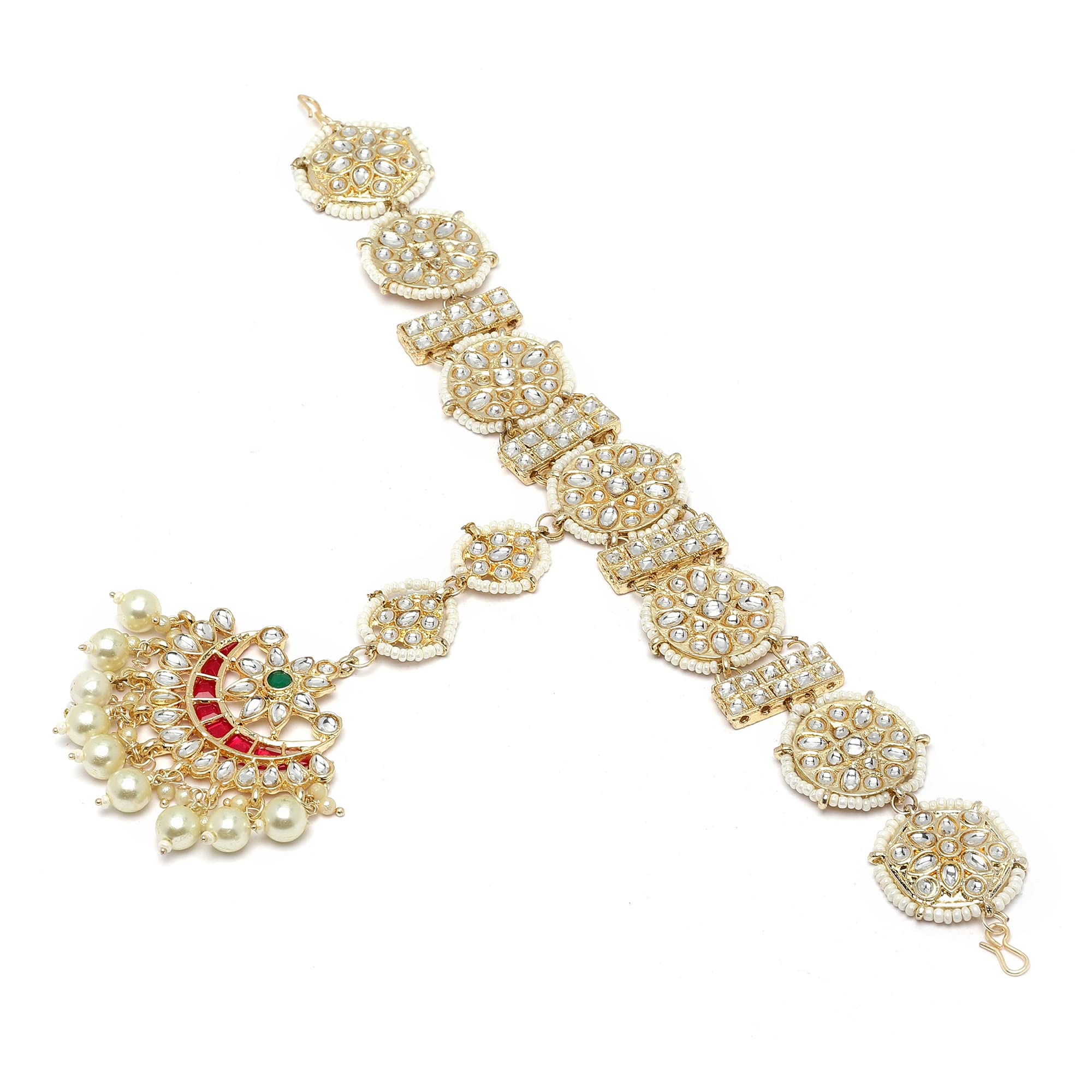 Gold-Plated Vilandi Borla Sheeshphool