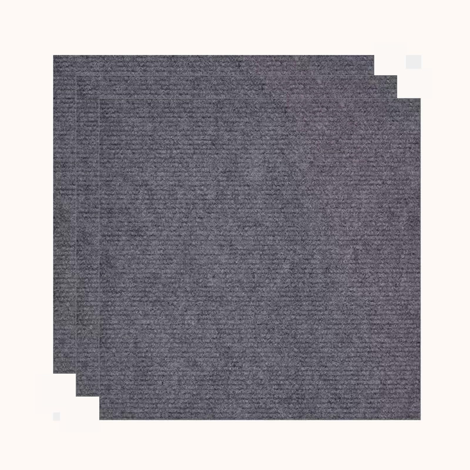 Blissbuilt Carpet Tiles60*60cm,Carpet Squares Self-Adhesive,Soft Padded,Heavy Duty Home Commercial Retail Office Shop Flooring Rugs Floor Tile,4pieces.