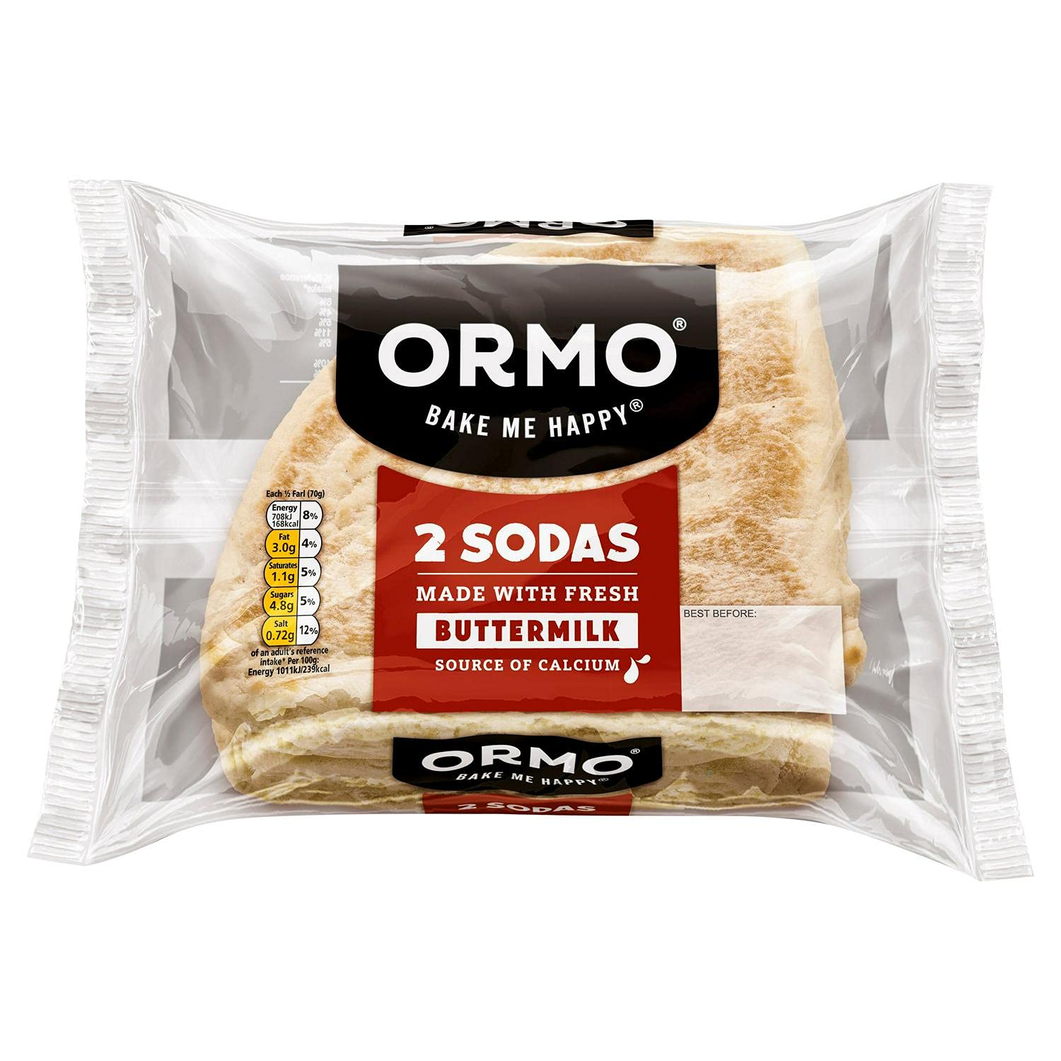 Ormo Soda Farls - Bread 2 Pack x 2