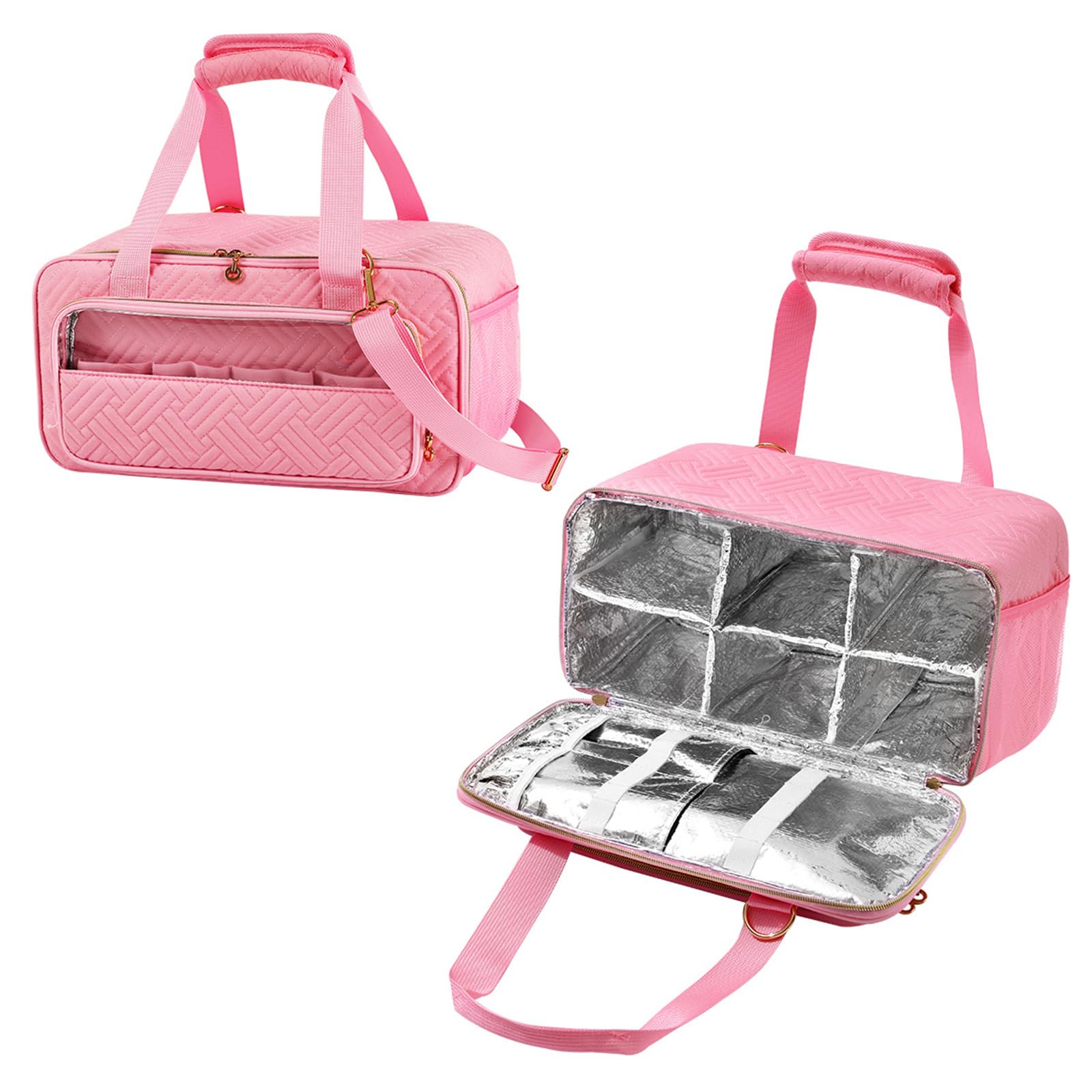 yanwuwa Large Capacity Marker Carrying Case Portable Painting Tool Organiser Marker Carrying Bag with Shoulder Strap and Handle Portable Bag