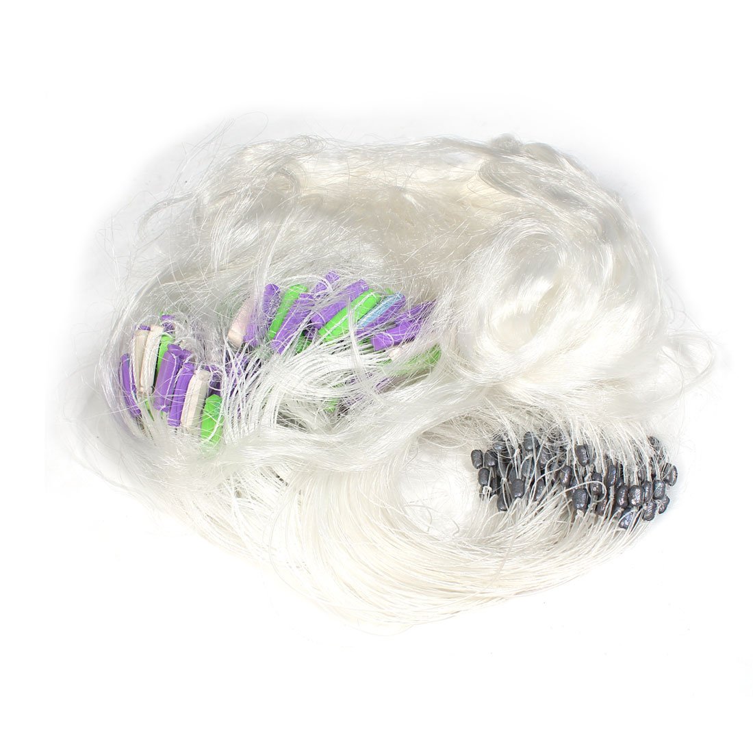 F FABOBJECTS® 80M x 1.5M White Monofilament 9.5cm x 9.5cm Mesh Hole Fishing Net - SN: 06e 50b 20a 27f abb