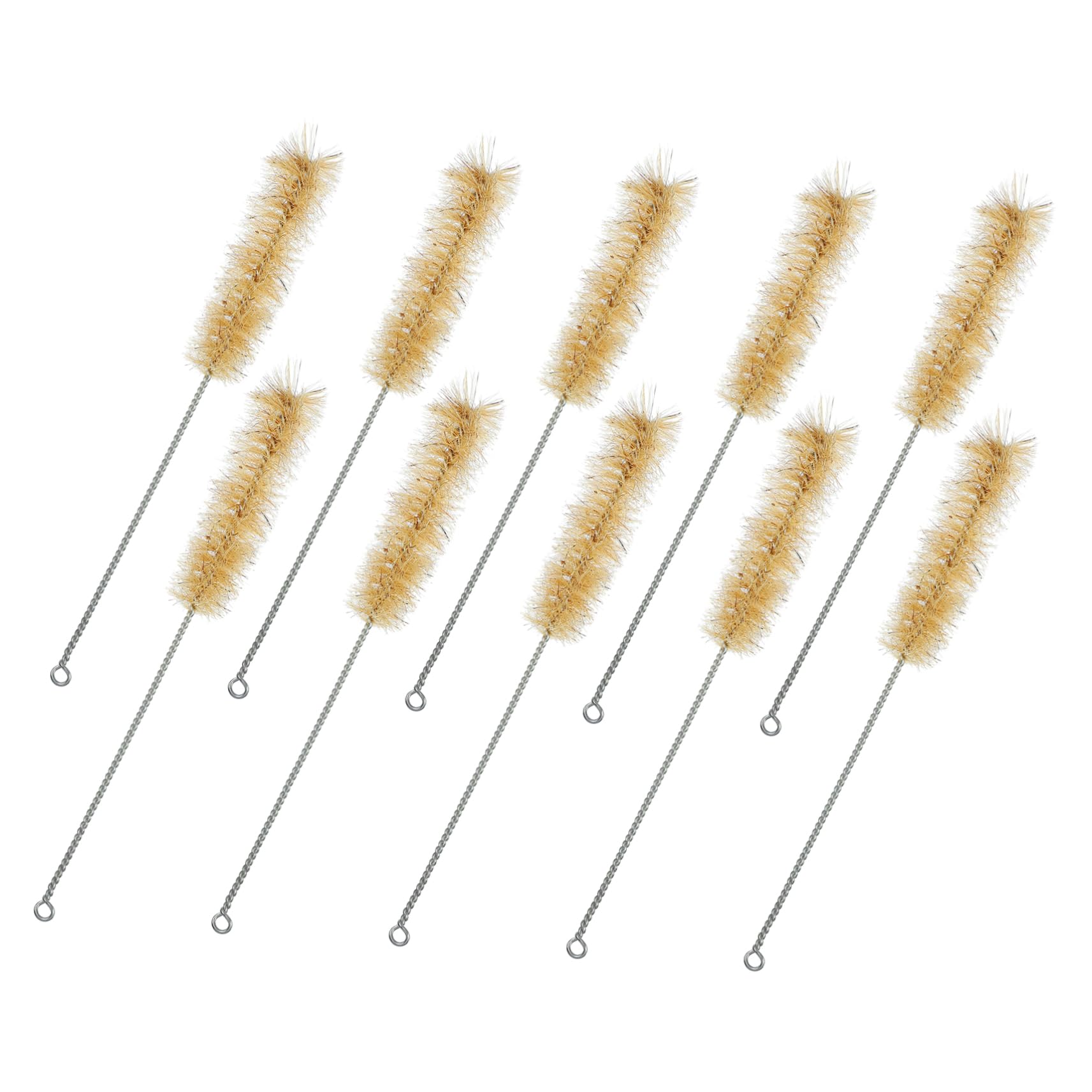 IWOWHERO 10pcs Drinking Straw Brush Bottle Brush Straw Cleaning Brush Nylon Limpiador De Biberones De
