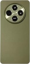 Generico Remplacement compatible avec XIAOMI REDMI 14C 2411DRN47C 2409BRN2CY Coque arrière en plastique + lentille cadre appareil photo + adhésif double face (vert)