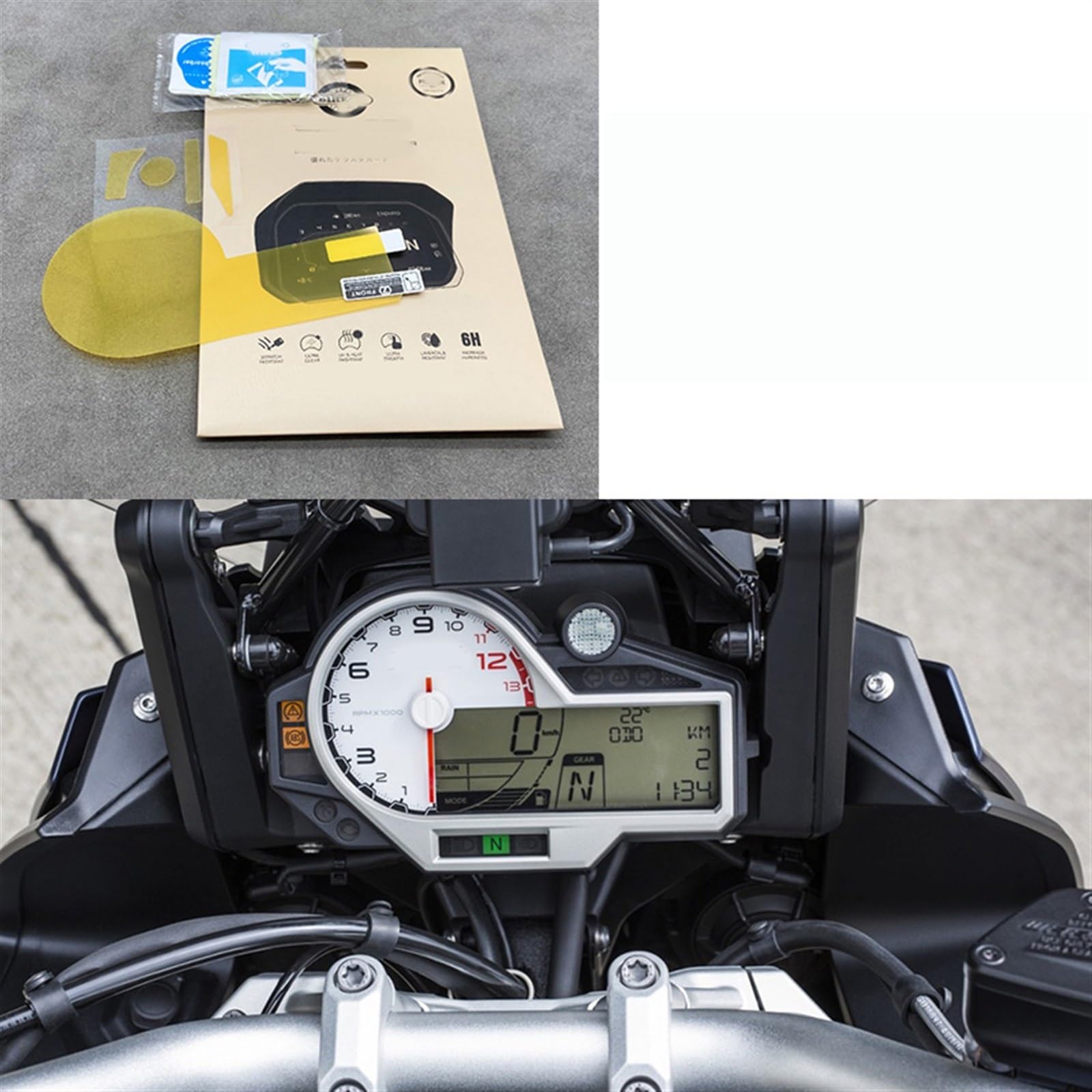 Film de protection d'écran pour BMW S 1000 XR 2015-2019 anti-rayures 2pcs
