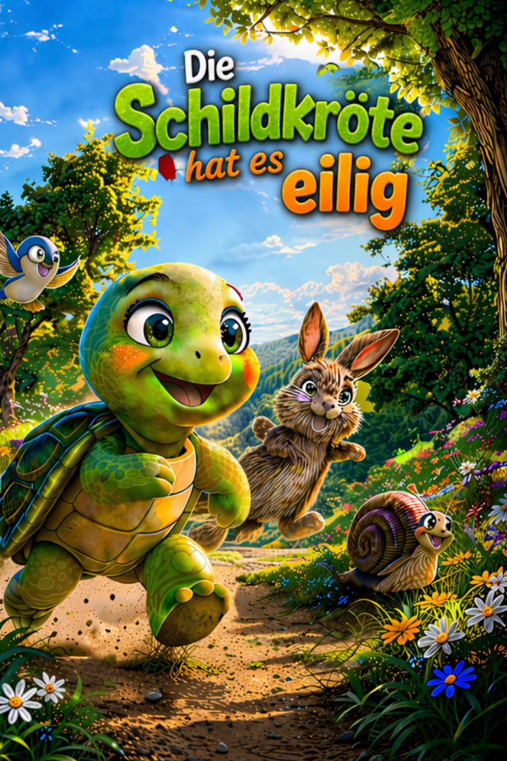 Die Schildkröte hat es eilig: Ein liebevolles Kinderbuch über Gefühle,Geduld & Selbstvertrauen ab 3 Jahren